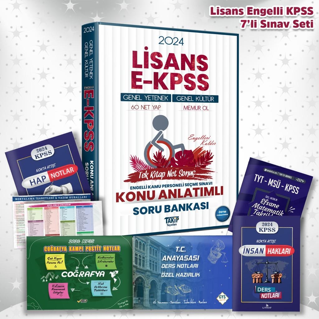 LİSANS%20ENGELLİ%20EFSANE%207Lİ%20SET%20KPSS%20KONU%20ANL%20+%20SORU%20BANK%20+%205%20DENEME%20+%205%20HEDİYE%20-%202024%20YENİ%20ÖSYM%20MÜFREDATINA%20UYGUN%20-%20HEDEF%20ODAKLI%20ÇALIŞMA%20SETİ