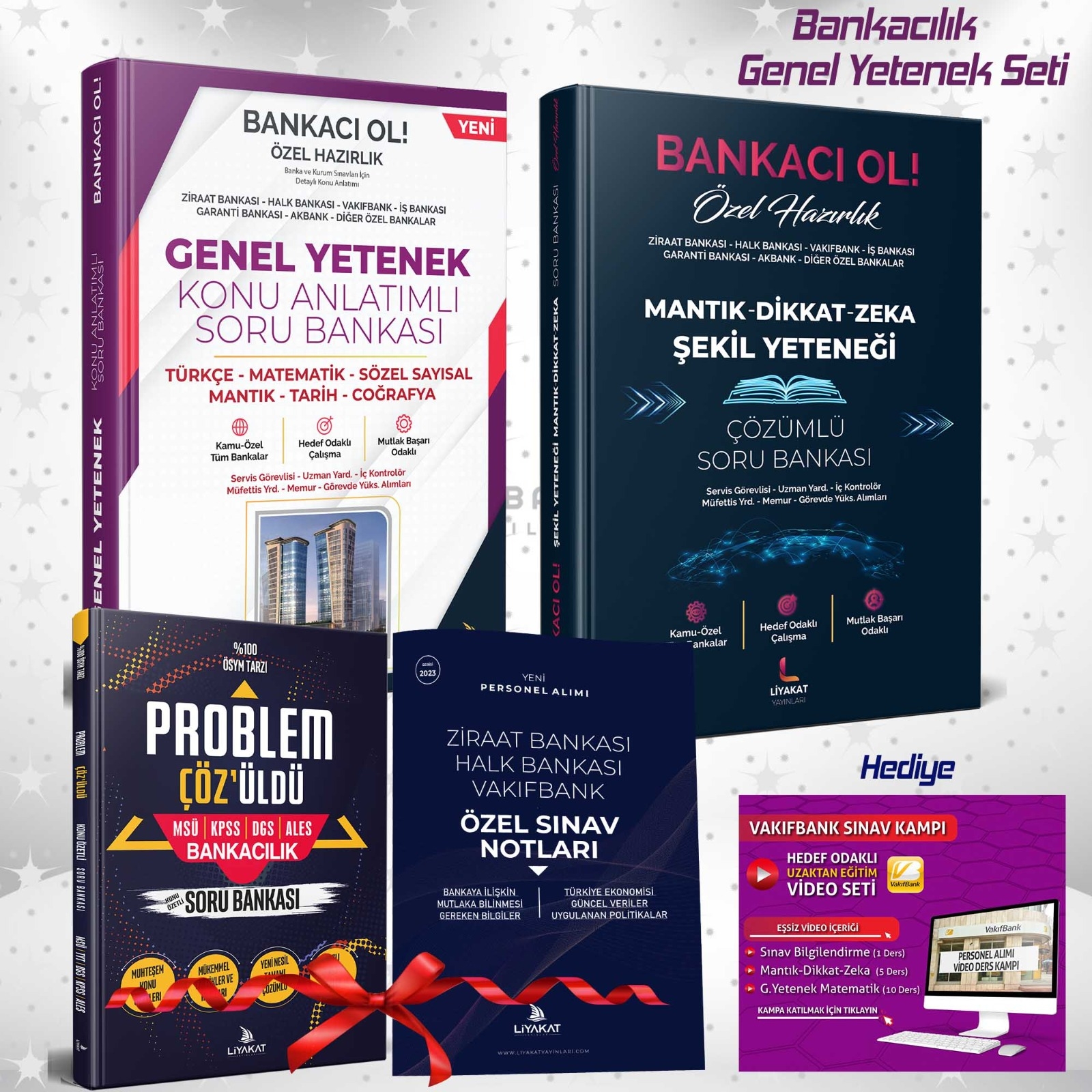 BANKACI%20OL%20GENEL%20YETENEK%20SINAV%20SETİ%20-%20BANKACI%20OL%20GENEL%20YETENEK%20KONU%20ANLATIMLI%20SORU%20BANKASI%20VE%20MANTIK%20DİKKAT%20ZEKA%20VE%20ŞEKİL%20YETENEĞİ%20+%202%20HEDİYE